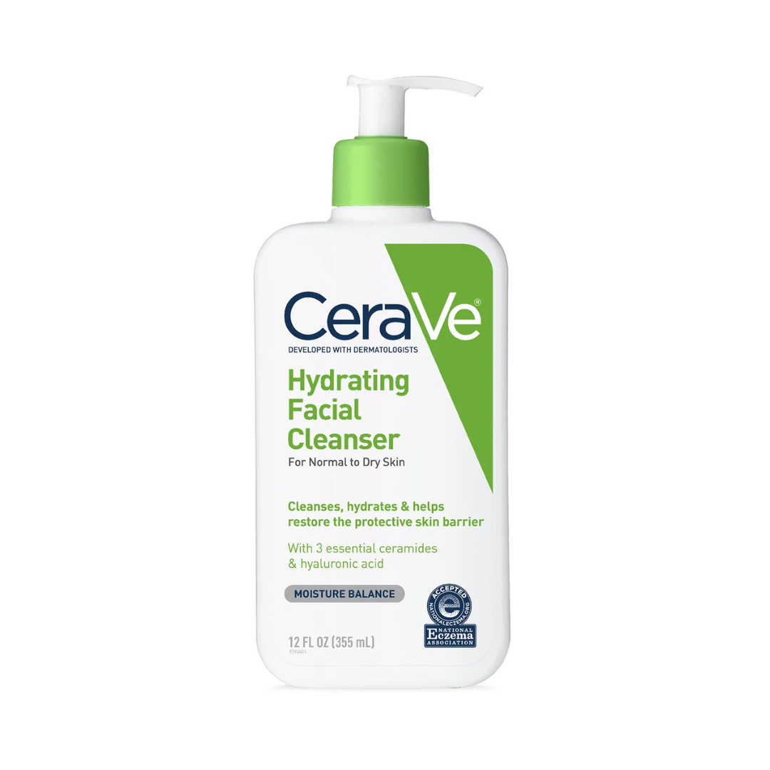 12 CeraVe Hydrating Facial Cleanser – شوینده صورت پوست نرمال تا خشک - Image 1